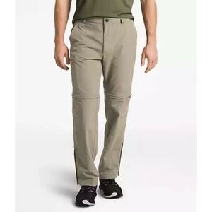 The North Face Horizon Convertible Pants Mens Dune Beige Hiking Camping Cargo